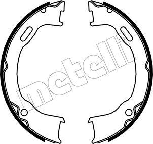 Metelli 53-0364 - Комплект гальм, ручник, парковка avtolavka.club