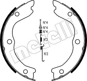 Metelli 53-0293K - Комплект гальм, ручник, парковка avtolavka.club