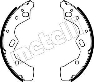 Metelli 53-0219 - Комплект гальм, барабанний механізм avtolavka.club