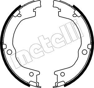 Metelli 53-0230 - Комплект гальм, ручник, парковка avtolavka.club