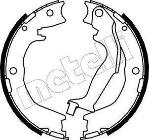 Metelli 53-0231 - Комплект гальм, ручник, парковка avtolavka.club