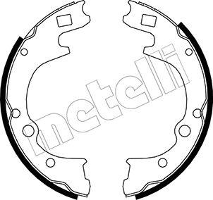 Metelli 53-0221 - Комплект гальм, барабанний механізм avtolavka.club