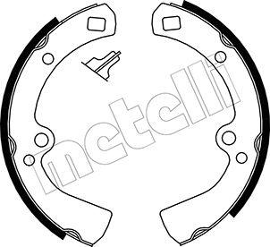 Metelli 53-0270 - Комплект гальм, барабанний механізм avtolavka.club