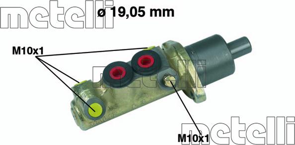 Metelli 05-0191 - Головний гальмівний циліндр avtolavka.club