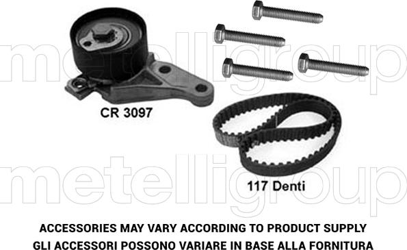 Metelli 29-0072 - Комплект ременя ГРМ avtolavka.club