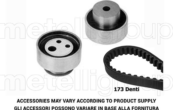 Metelli 29-0233 - Комплект ременя ГРМ avtolavka.club