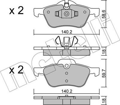 Metelli 22-0555-0 - Масляний фільтр avtolavka.club