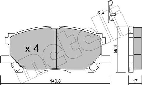 Metelli 22-0618-0 - Масляний фільтр avtolavka.club