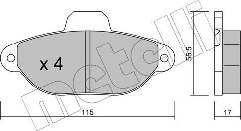 Metelli 22-0159-1 - Масляний фільтр avtolavka.club