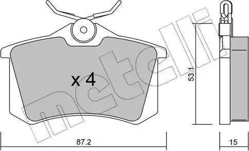 BOSCH 986466683 - Гальмівні колодки, дискові гальма avtolavka.club