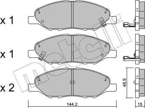 Parts-Mall PKW-008 - Гальмівні колодки, дискові гальма avtolavka.club