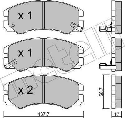 Metelli 22-0357-0 - Масляний фільтр avtolavka.club