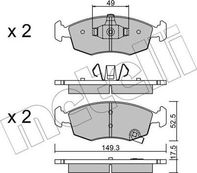 Metelli 22-0274-5 - Масляний фільтр avtolavka.club