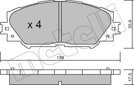 Metelli 22-0747-0 - Масляний фільтр avtolavka.club