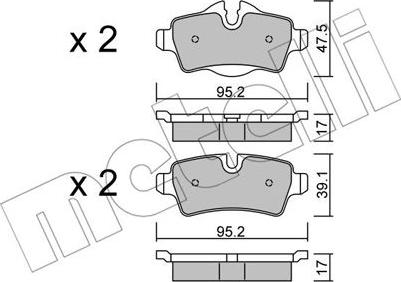 Metelli 22-0769-0 - Масляний фільтр avtolavka.club