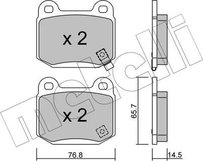 BENDIX 572558 - Гальмівні колодки, дискові гальма avtolavka.club