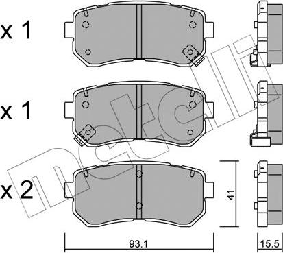 Metelli 22-0725-0 - Масляний фільтр avtolavka.club