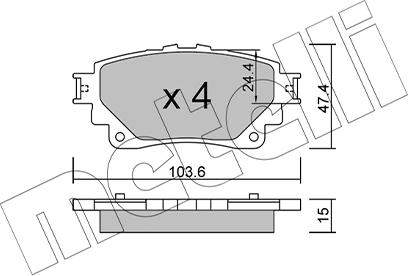 Metelli 22-1290-0 - Масляний фільтр avtolavka.club