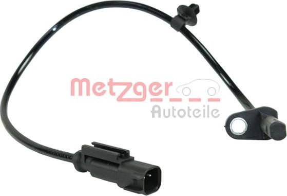 Metzger 0900916 - Датчик ABS, частота обертання колеса avtolavka.club