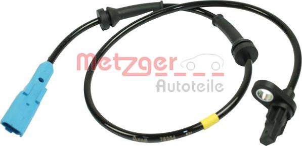 Metzger 0900922 - Датчик ABS, частота обертання колеса avtolavka.club