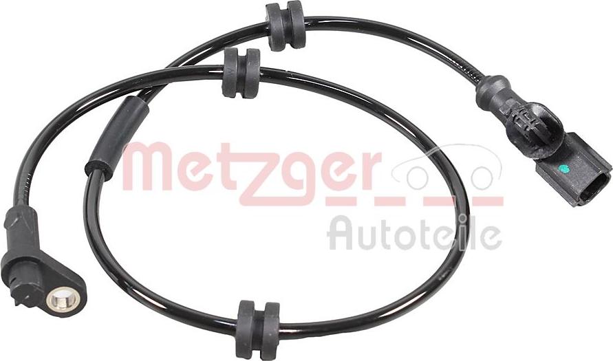 Metzger 09001492 - Датчик ABS, частота обертання колеса avtolavka.club