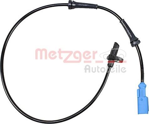 Metzger 09001203 - Датчик ABS, частота обертання колеса avtolavka.club