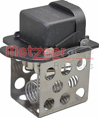 Metzger 0917367 - Додатковий резистор, електромотор - вентилятор радіатора avtolavka.club