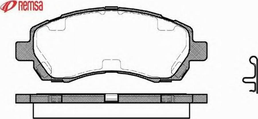 Metzger 064702 - Гальмівні колодки, дискові гальма avtolavka.club