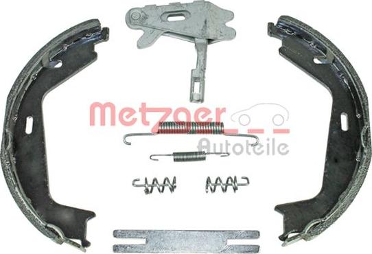 Metzger 0152025 - Комплект гальм, ручник, парковка avtolavka.club