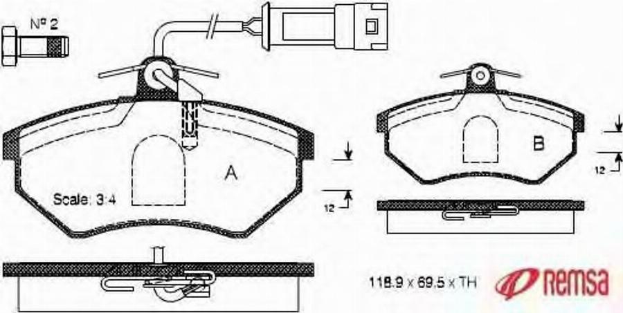 Metzger 0134.02 - Гальмівні колодки, дискові гальма avtolavka.club