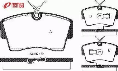 Triscan 1100-0986469761 - Гальмівні колодки, дискові гальма avtolavka.club