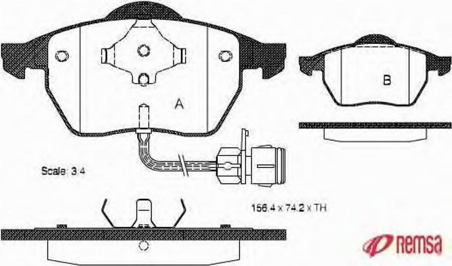 Metzger 039002 - Гальмівні колодки, дискові гальма avtolavka.club