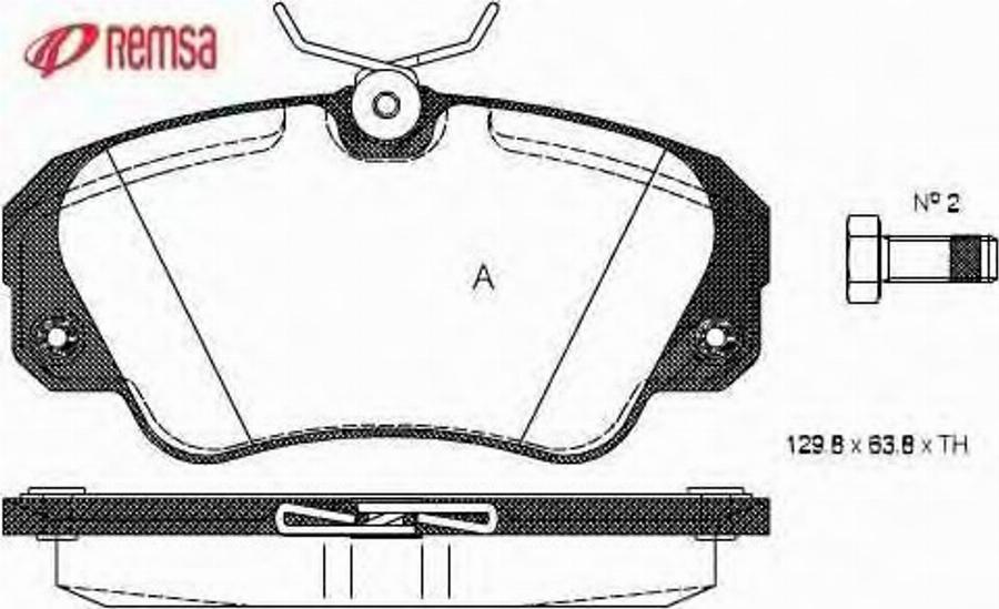 Metzger 038200 - Гальмівні колодки, дискові гальма avtolavka.club