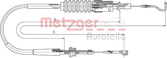 Metzger 14.4305 - Тросик газу avtolavka.club