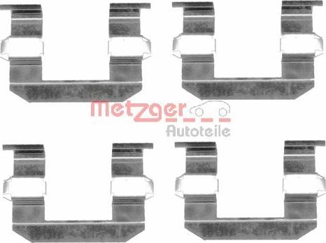 Metzger 109-1645 - Комплектуючі, колодки дискового гальма avtolavka.club