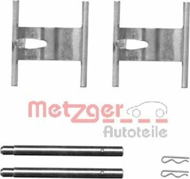 Metzger 109-1660 - Комплектуючі, колодки дискового гальма avtolavka.club