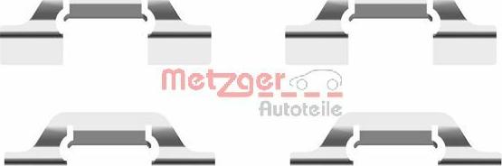 Metzger 109-1685 - Комплектуючі, колодки дискового гальма avtolavka.club