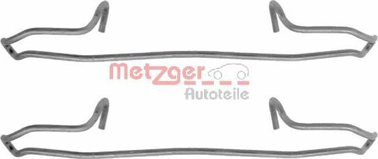 Metzger 109-1159 - Комплектуючі, колодки дискового гальма avtolavka.club