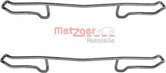 Metzger 109-1100 - Комплектуючі, колодки дискового гальма avtolavka.club