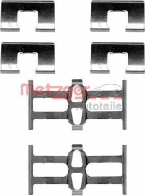 Metzger 109-1118 - Комплектуючі, колодки дискового гальма avtolavka.club