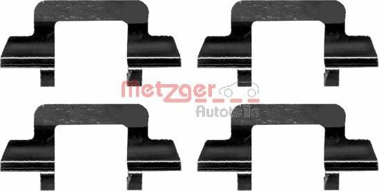 Metzger 109-1243 - Комплектуючі, колодки дискового гальма avtolavka.club