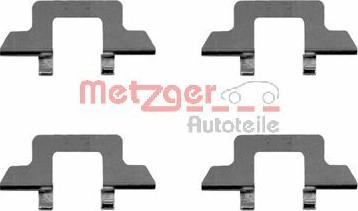 Metzger 109-1242 - Комплектуючі, колодки дискового гальма avtolavka.club