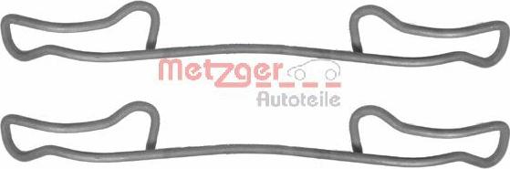 Metzger 109-1200 - Комплектуючі, колодки дискового гальма avtolavka.club