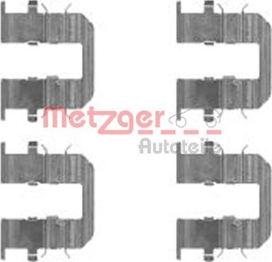 Metzger 109-1746 - Комплектуючі, колодки дискового гальма avtolavka.club