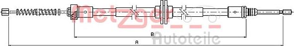Metzger 10.9339 - Трос, гальмівна система avtolavka.club