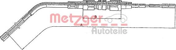 Metzger 10.4132 - Трос, гальмівна система avtolavka.club