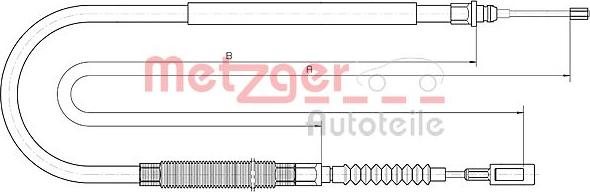 Metzger 10.4728 - Трос, гальмівна система avtolavka.club