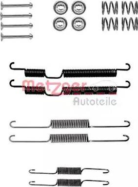 Metzger 105-0009 - Комплектуючі, барабанний гальмівний механізм avtolavka.club