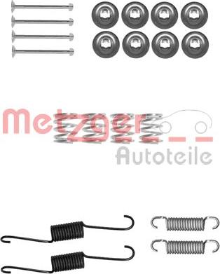 Metzger 105-0031 - Комплектуючі, барабанний гальмівний механізм avtolavka.club