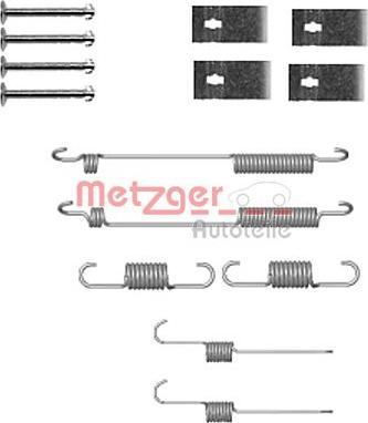 Metzger 105-0846 - Комплектуючі, барабанний гальмівний механізм avtolavka.club